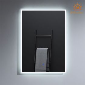 Eleshine  LED Bathroom Mirror 24x36 with Backlit, Lighted Vanity Mirror Bathroom Mirror with LED Lights, Anti-Fog LED Vanity Mirror, Dimmable, Memory