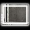 HOMCOM Dimmable Bathroom Mirror with Lights, 35" x 28" Backlit/Front Lit LED Mirror, Anti-Fog, Memory, Infinite Color Temp