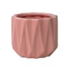 Better Homes & Gardens 5-Inch Devi Round Pink Ceramic Planter – Decorative Indoor Pot for Small Plants