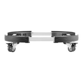 Round Trash Can Dolly 15-22.8 in Adjustable Furniture Dolly 400lbs Heavy Duty