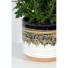 Better Homes & Gardens Pottery 6-Inch Nikolaos Black Ceramic Planter – Modern Indoor and Outdoor Decorative Plant Pot