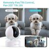 Pet Camera, 2K HD Dog Camera with Mobile APP, 360Â° Pan/Tilt View Puppy Camera, MagivPix Night Vision, Motion Tracking Alert with Cloud/Local SD