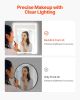 LED Bathroom Mirror 3 Colors Anti-fog Wall Mounted Vanity Mirror 28 x 36 in