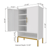 2 Door Shoes Cabinet
