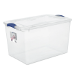 Sterilite 66 Qt. Latch Box Plastic, Stadium Blue (2 pack)
