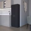 Pantry Cabinet Clinton, Kitchen, Black