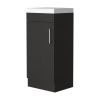 Black Wengue Rectangle Bathroom Vanity