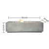 Rashid Rectangular Concrete Propane Fire Pit Table – Smokeless Outdoor Heater