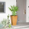 Outsunny Trio of Tall Planters: 22" Brown, Designed for Both Indoor and Outdoor Use, with Superior Drainage|