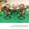 [Only for Pickup] Outdoor 5 Piece Dining Set Patio Furniture