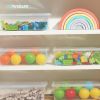 Stackable Plastic Storage Shoebox, BPA-Free Nestable Container with Latching Lid to Organize Shoes, See-Through Box for Home and Office