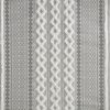 Cotton Printed Shower Curtain with Chenille