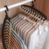 Space Saving Hangers, Clothes Hangers, 11 Holes Sturdy Hanger Clothes Organizer, Wardrobe Storage Hanger for Coats, Closet Organizers and Storage