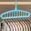 Space Saving Hangers, Clothes Hangers, 11 Holes Sturdy Hanger Clothes Organizer, Wardrobe Storage Hanger for Coats, Closet Organizers and Storage