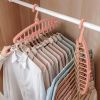 Space Saving Hangers, Clothes Hangers, 11 Holes Sturdy Hanger Clothes Organizer, Wardrobe Storage Hanger for Coats, Closet Organizers and Storage