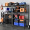 1000 lbs Storage Shelving Steel Heavy Duty 4-Tier Utility Shelving Unit Steel Organizer Wire Rack for Home,Kitchen,Office