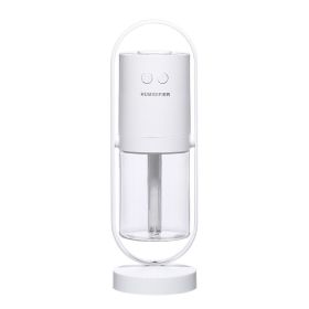 Magic Shadow USB Air Humidifier For Home With Projection Night Lights Ultrasonic Car Mist Maker Mini Office Air Purifier (Style: USB, Color: White)