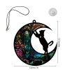 1pc color commemorative cat and dog UV printed acrylic hanging decoration for home window decoration pendant
