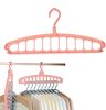 Space Saving Hangers, Clothes Hangers, 11 Holes Sturdy Hanger Clothes Organizer, Wardrobe Storage Hanger for Coats, Closet Organizers and Storage