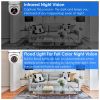 E27 WiFi Bulb Digital Camera 1080P FHD WiFi IP Pan Tilt Security Surveillance Camera with Two-Way Audio Night Vision Motion Detection Function APP Con