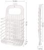 Wall-Mounted Laundry Basket Folding Storage Basket, Storage Bins Space Saving with Handle for Organizing Home Clothes Towels and Toys