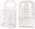 Wall-Mounted Laundry Basket Folding Storage Basket, Storage Bins Space Saving with Handle for Organizing Home Clothes Towels and Toys